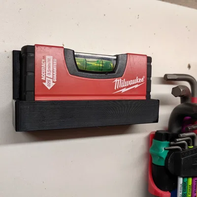 Giá treo tường 3D cho thước thủy Milwaukee Mini cực gọn