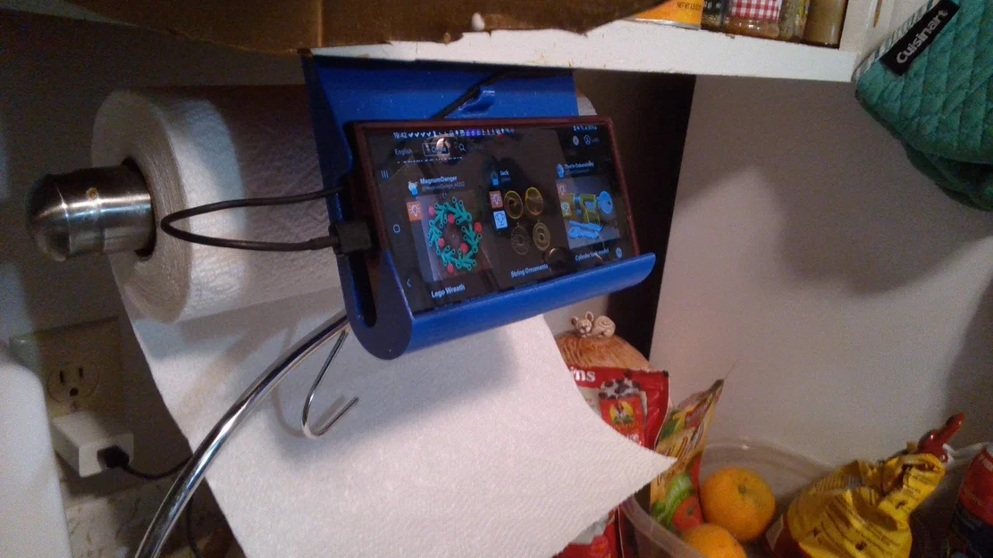 Giá đỡ điện thoại gắn dưới (Under Mounted Phone Holder / Cradle) - Image 1