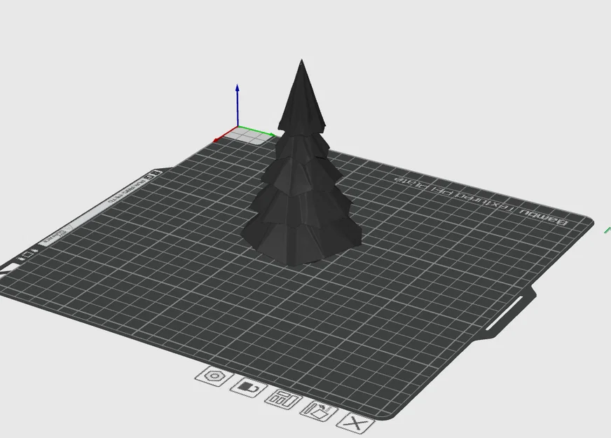 Mô hình cây thông Noel 3D trang trí thiết kế tối giản hiện đại - Image 1