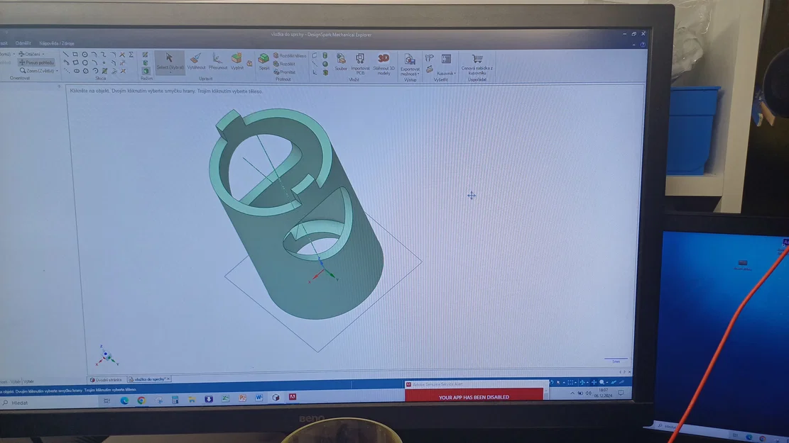 Linh kiện thay thế giá đỡ vòi hoa sen in 3D - Image 2