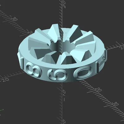 Bộ đếm số và con dấu in 3D xoay đa năng (Stackable number stamp)