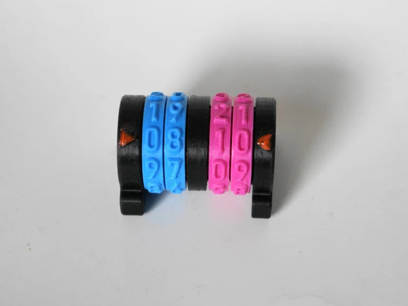 Bộ đếm số và con dấu in 3D xoay đa năng (Stackable number stamp) - Image 3