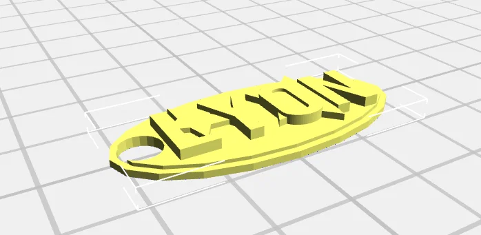 Mẫu Bảng Tên Lyon Cá Nhân Hóa (Lyon Nametag) In 3D Sắc Nét - Image 1