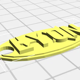 Mẫu Bảng Tên Lyon Cá Nhân Hóa (Lyon Nametag) In 3D Sắc Nét