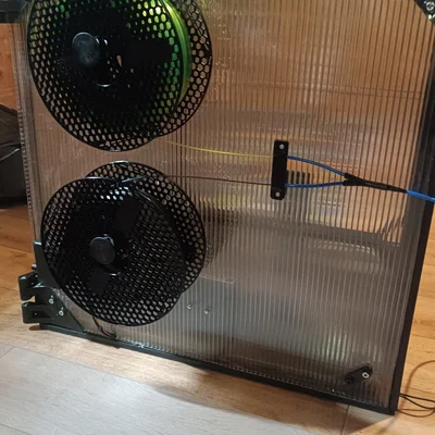 Tận dụng tay đỡ cuộn Prusa MK4 cho enclosure