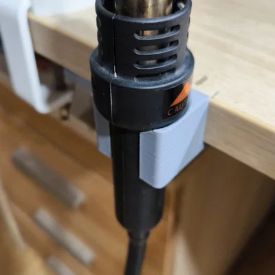 Giá đỡ máy thổi hơi nóng (heat gun) gắn bàn 3D in