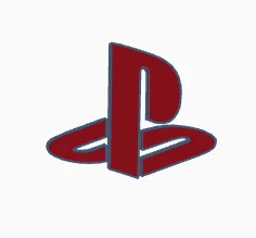 Mô hình logo PlayStation trang trí 3D cực đẹp cho game thủ - Image 1