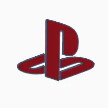 Mô hình logo PlayStation trang trí 3D cực đẹp cho game thủ