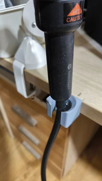 Giá đỡ máy thổi hơi nóng (heat gun) gắn bàn 3D in - Image 3