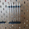 Giá đỡ 6 ống hút thủy tinh cho Ikea Skådis (Ikea skadis glass straw support x6) - Thumbnail 1