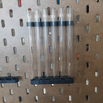 Giá đỡ 6 ống hút thủy tinh cho Ikea Skådis (Ikea skadis glass straw support x6)