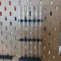 Giá đỡ 6 ống hút thủy tinh cho Ikea Skådis (Ikea skadis glass straw support x6) - Thumbnail 2