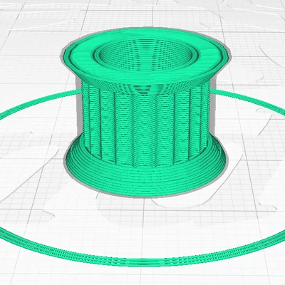 Bánh răng GT2 (GT2 Pulley) 22 Răng cho Động cơ NEMA 17