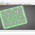 Bộ lót ly lắp ráp với họa tiết Voronoi - Thumbnail 6