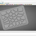Bộ lót ly lắp ráp với họa tiết Voronoi - Thumbnail 7