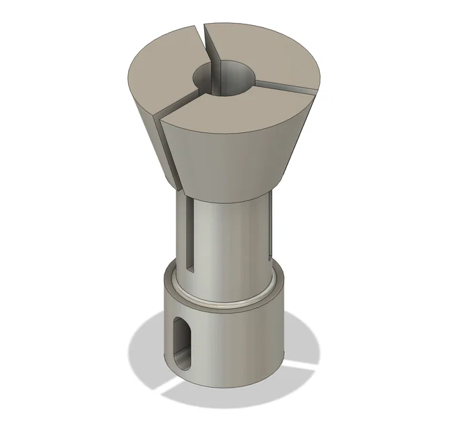 Mô hình kỹ thuật Isometric Design 35 - Đầu kẹp Collet chi tiết - Image 1