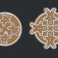 Lót Ly Gingerbread Dịp Lễ - 2 Phiên Bản - Thumbnail 1