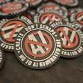 Huy hiệu cài áo “NO AI ART” - Thumbnail 1