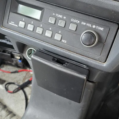 Adapter gạt tàn thành cupholder gập chỉnh được cho Honda Acty (không in hết)