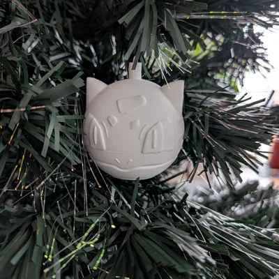 Quả cầu trang trí cây thông Noel hình Bulbasaur độc đáo
