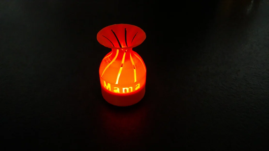 Chân nến tưởng niệm cho tealight (Memorial canle holder for tea light) - Image 2