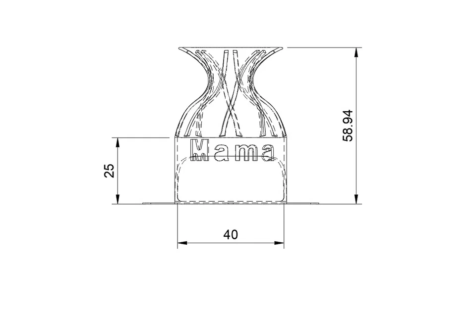 Chân nến tưởng niệm cho tealight (Memorial canle holder for tea light) - Image 4