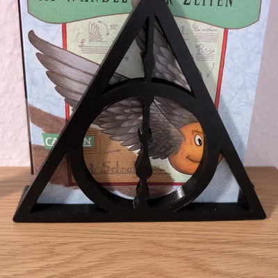 Kệ chặn sách Bảo bối Tử thần Harry Potter in 3D cực đẹp
