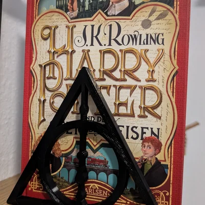 Kệ chặn sách Bảo bối Tử thần Harry Potter in 3D cực đẹp