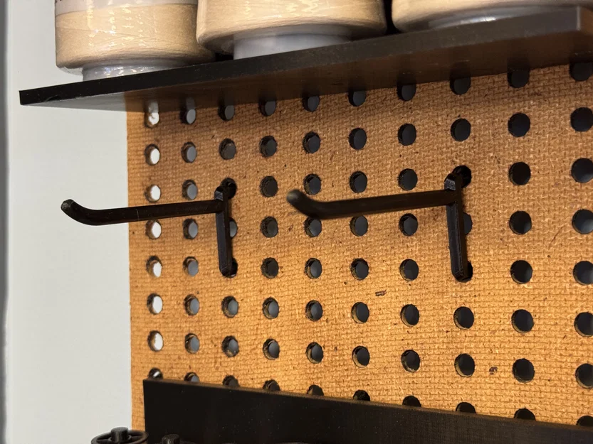 Giá treo cuộn chỉ trên bảng Pegboard - Giải pháp sắp xếp gọn gàng - Image 2