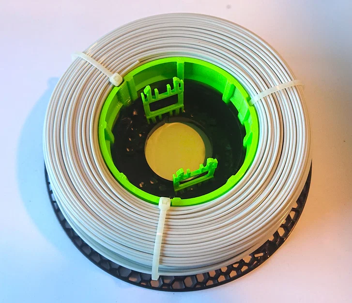 Adapter Master spool/Prusament (tối giản): vòng + kẹp cho refill spool - Image 2
