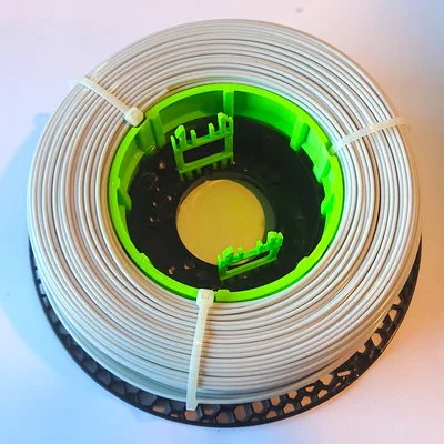 Adapter Master spool/Prusament (tối giản): vòng + kẹp cho refill spool