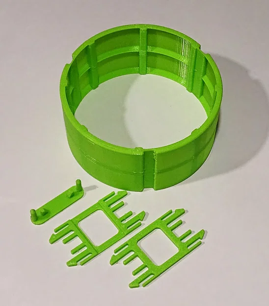 Adapter Master spool/Prusament (tối giản): vòng + kẹp cho refill spool - Image 3
