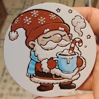 Miếng lót ly Noel (Xmas Coaster)