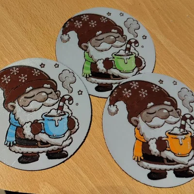 Miếng lót ly Noel (Xmas Coaster)
