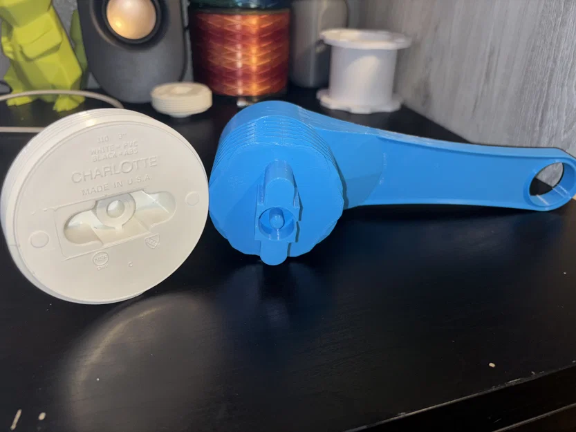 Dụng cụ hỗ trợ mở nắp ống nước 3 inch (Wrench Buddy) in 3D - Image 1