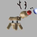 Tuần lộc Noel mũi phát sáng (Christmas Reindeer with Luminous Nose) - Thumbnail 2