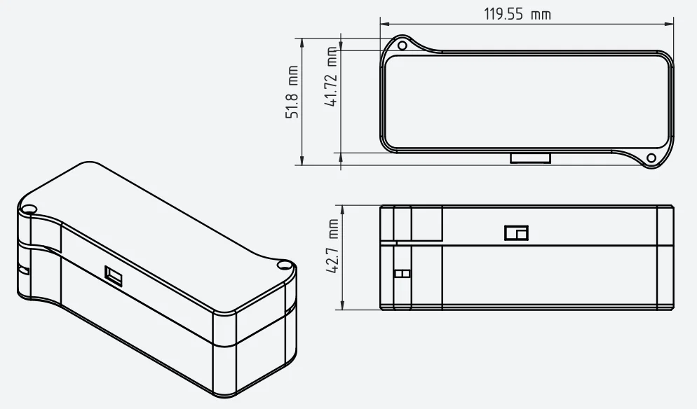 Case Liligo T-A7608E-H kèm file FreeCAD - Image 4