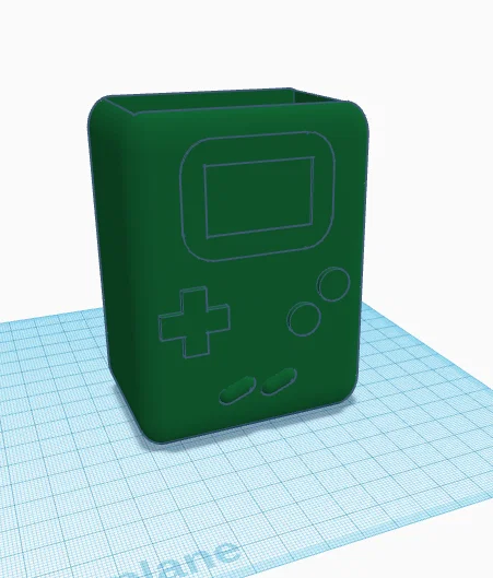 Ống cắm bút 3D hình máy Gameboy cổ điển độc đáo - Image 1