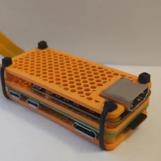 Vỏ PiKVM cho Pi Zero 2W với HDMI CSI Bridge (Waveshare)
