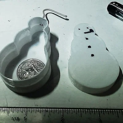 Hộp Trang Sức Người Tuyết / Ornament Treo (Snowman Jewelry Box)