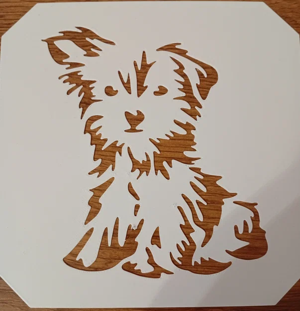 Bộ 5 Stencil Hình Chó (5x Dogs Stencil Template) - Image 1