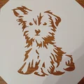 Bộ 5 Stencil Hình Chó (5x Dogs Stencil Template) - Thumbnail 1