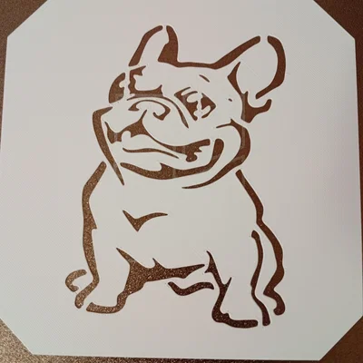 Bộ 5 Stencil Hình Chó (5x Dogs Stencil Template)