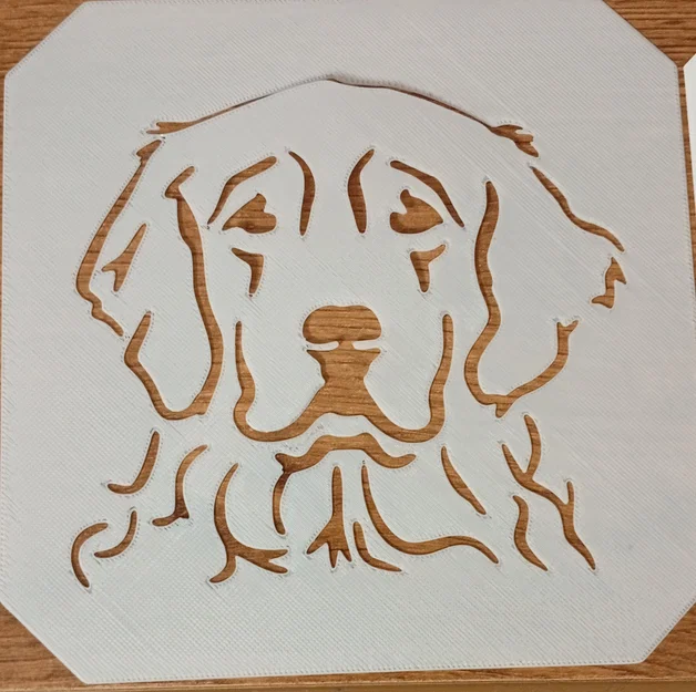 Bộ 5 Stencil Hình Chó (5x Dogs Stencil Template) - Image 3