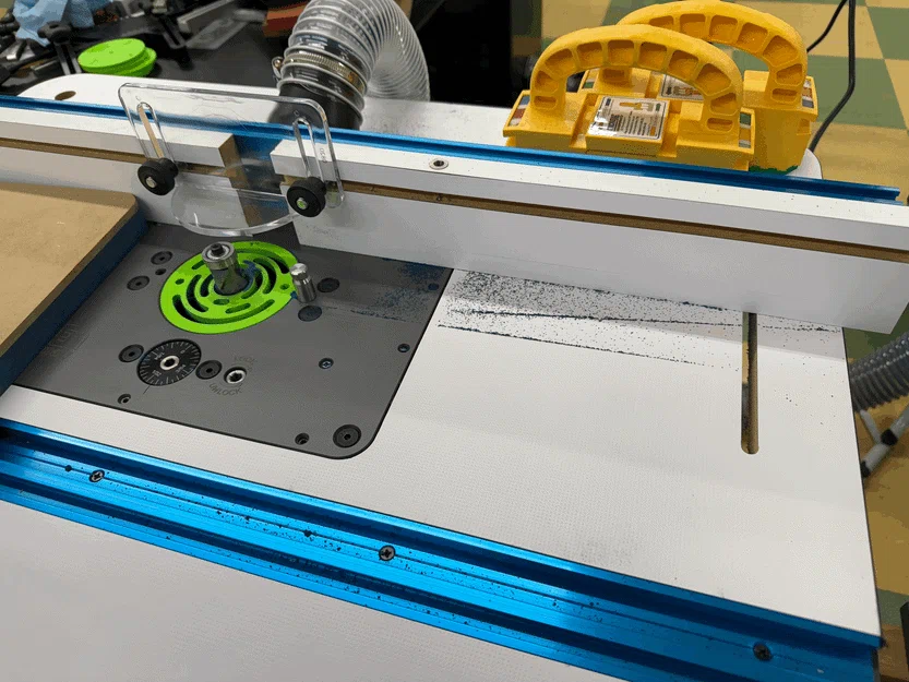 Vòng insert tương thích JessEm cho router lift - bản downdraft hút bụi - Image 4
