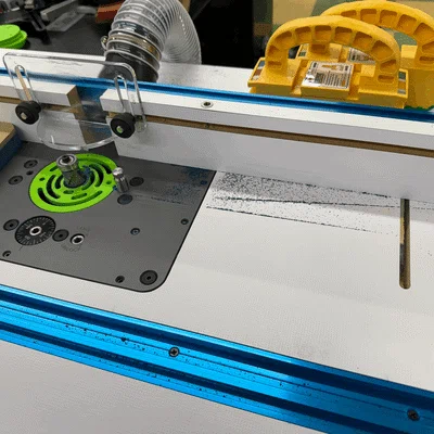Vòng insert tương thích JessEm cho router lift - bản downdraft hút bụi