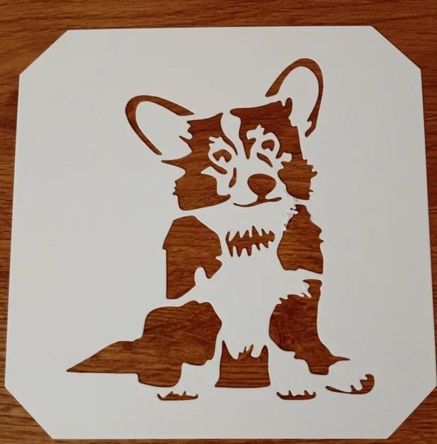 Bộ 5 Stencil Hình Chó (5x Dogs Stencil Template) - Image 4
