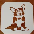 Bộ 5 Stencil Hình Chó (5x Dogs Stencil Template) - Thumbnail 4
