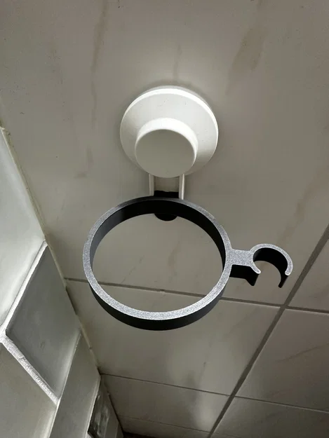 Ikea Tisken - Ngàm treo máy sấy (bản cập nhật mới) kèm móc treo dây/phích cắm - Image 2