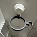 Ikea Tisken - Ngàm treo máy sấy (bản cập nhật mới) kèm móc treo dây/phích cắm - Thumbnail 2